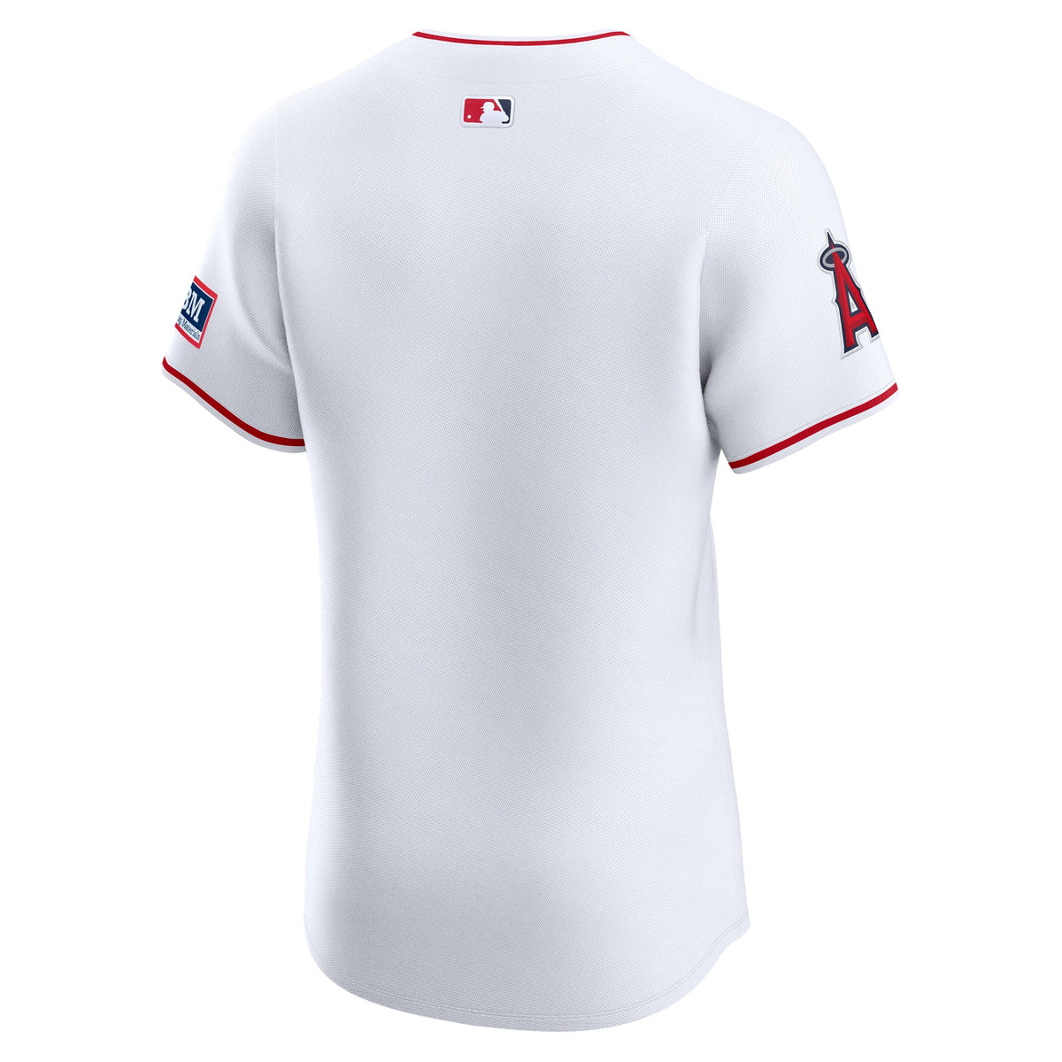 Men's Los Angeles Angels Nike White Home Elite Patch Jersey - 4