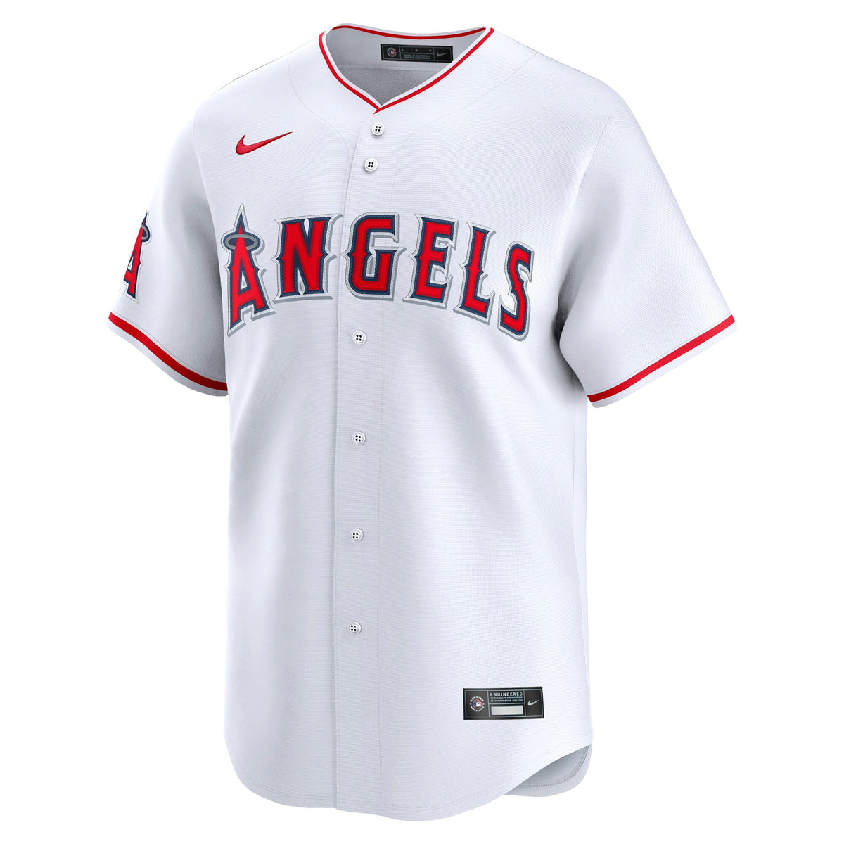 Men's Los Angeles Angels Nike White Home Limited Jersey - 3