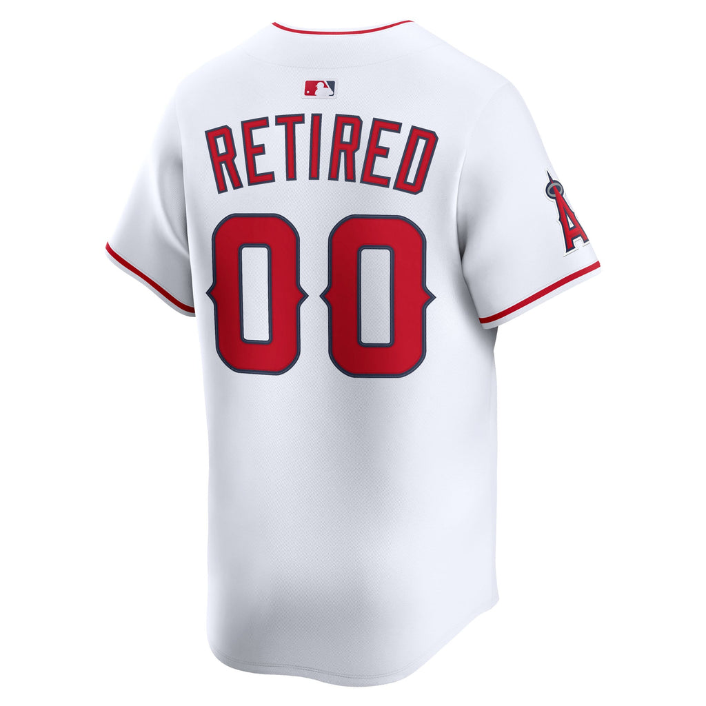Men's Los Angeles Angels Nike White Home Limited Pick-A-Player Retired Roster Jersey - 4