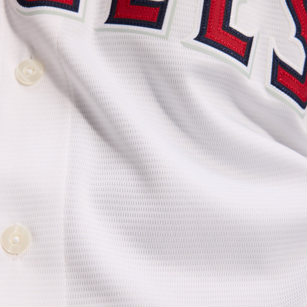 Men's Los Angeles Angels Nike White Home Replica Team Jersey - 12