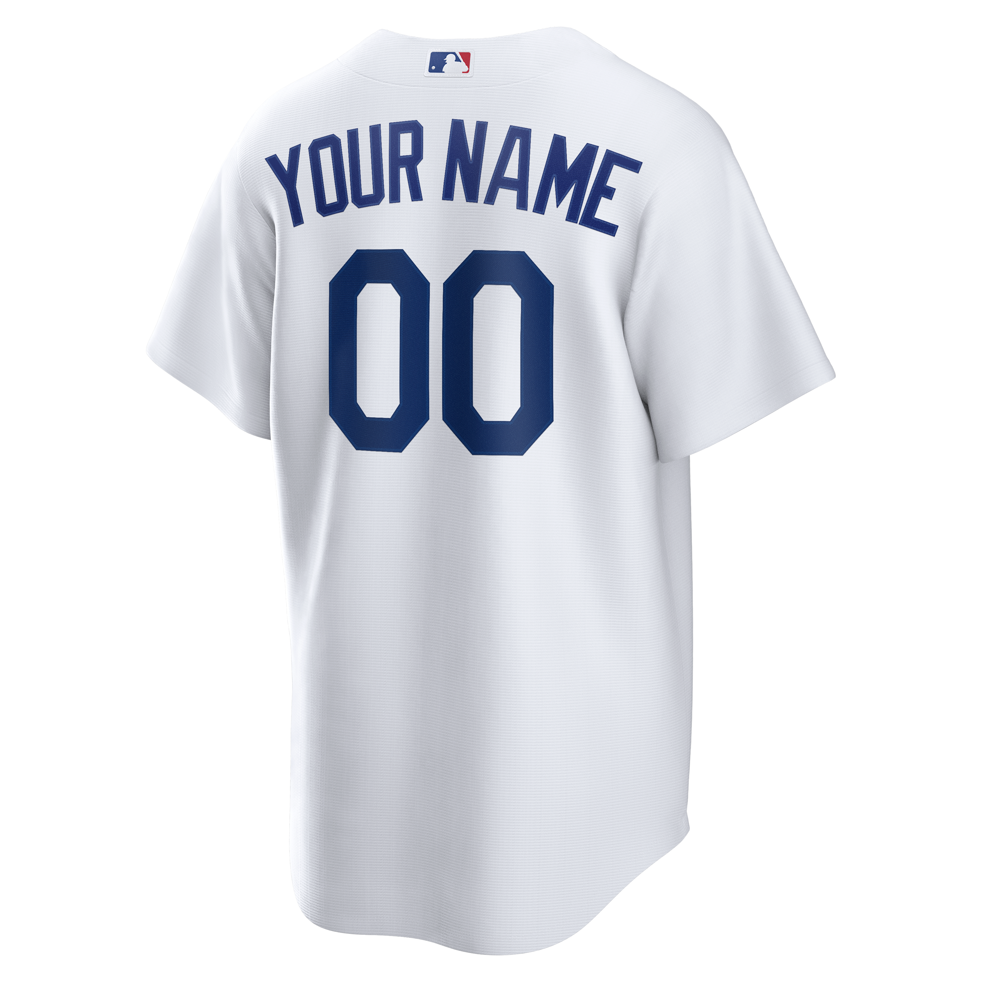Men's Los Angeles Dodgers Nike White Home Replica Custom Jersey - 4