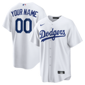 Men's Los Angeles Dodgers Nike White Home Replica Custom Jersey