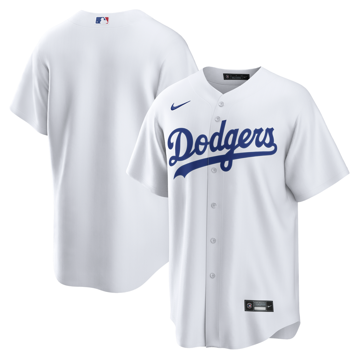 Men's Los Angeles Dodgers Nike White Home Replica Jersey