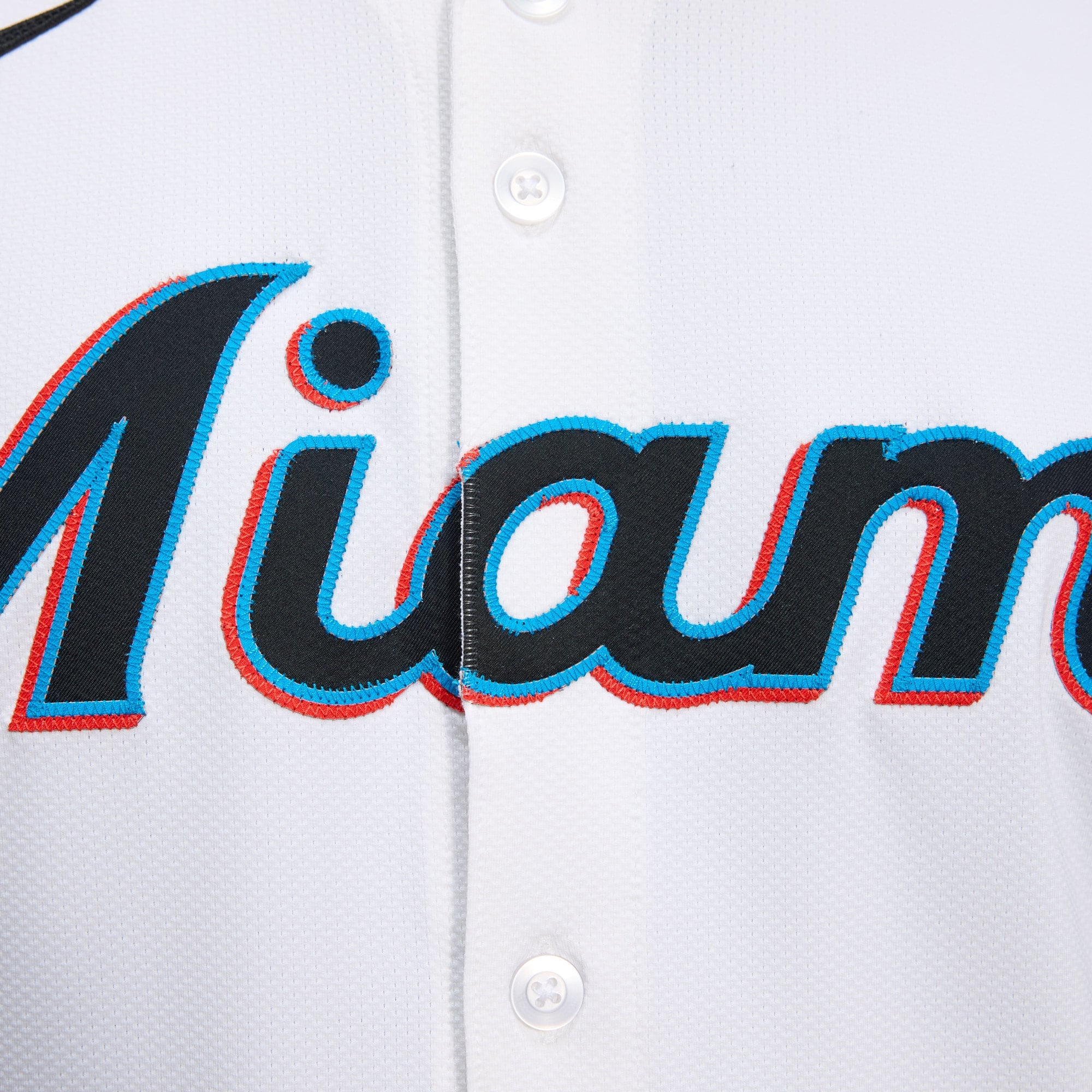 Men's Miami Marlins Nike White Home Elite Jersey - 13