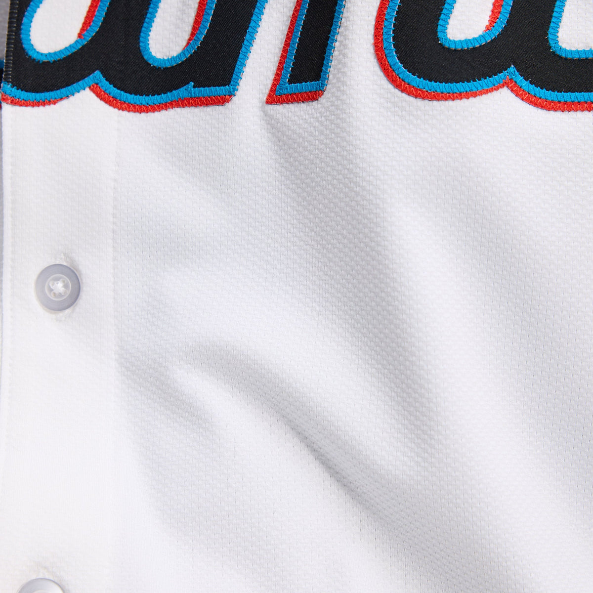 Men's Miami Marlins Nike White Home Elite Jersey - 15