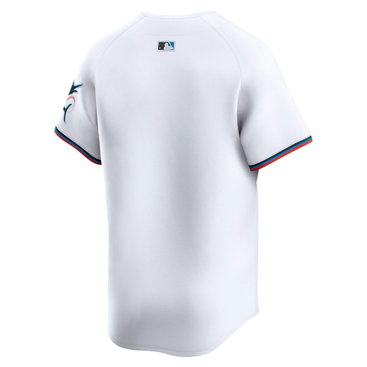 Men's Miami Marlins Nike White Home Limited Jersey - 7