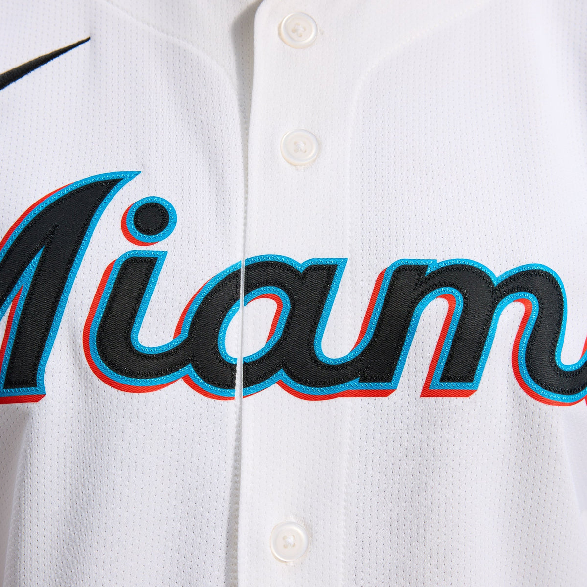 Men's Miami Marlins Nike White Home Limited Jersey - 11