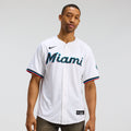 Men's Miami Marlins Nike White Home Limited Jersey