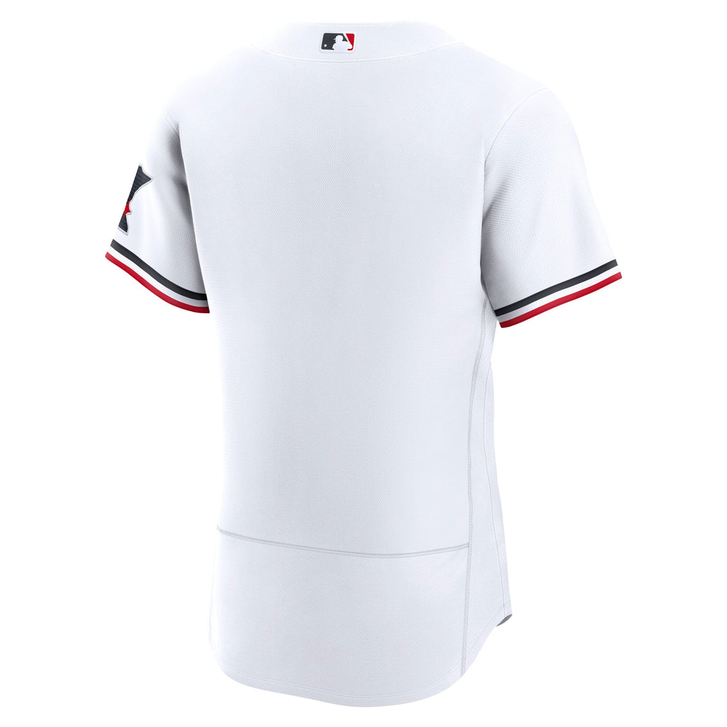 Men's Minnesota Twins Nike White Home Authentic Jersey - 4