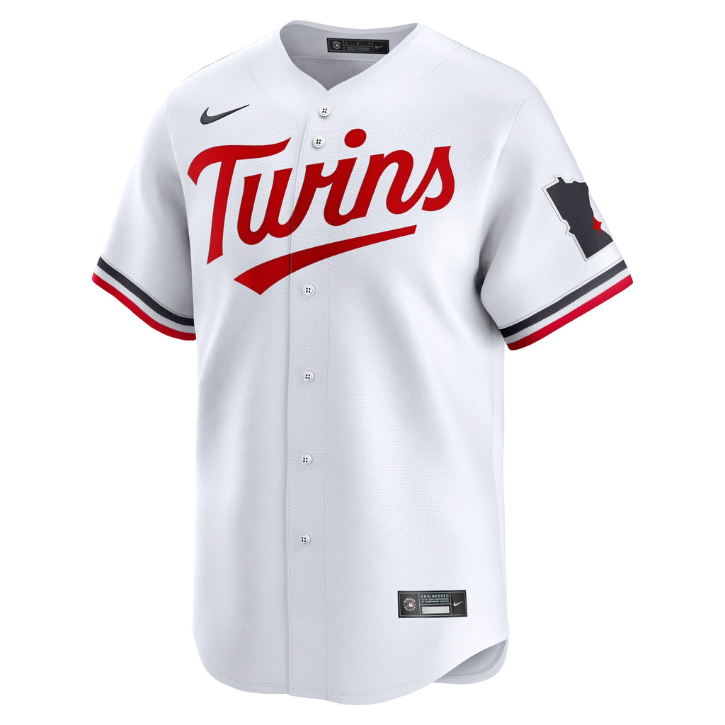 Men's Minnesota Twins Nike White Home Limited Jersey - 6
