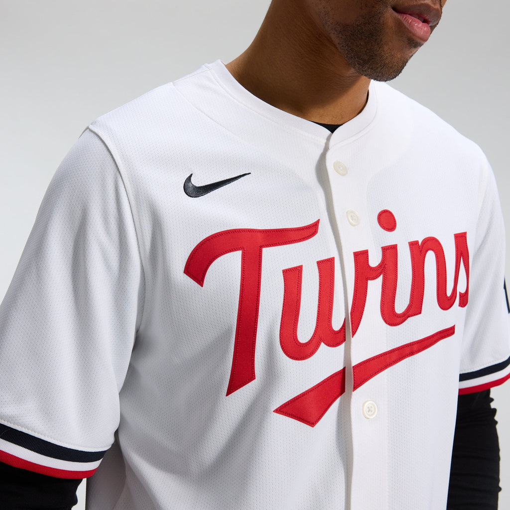 Men's Minnesota Twins Nike White Home Limited Jersey - 9