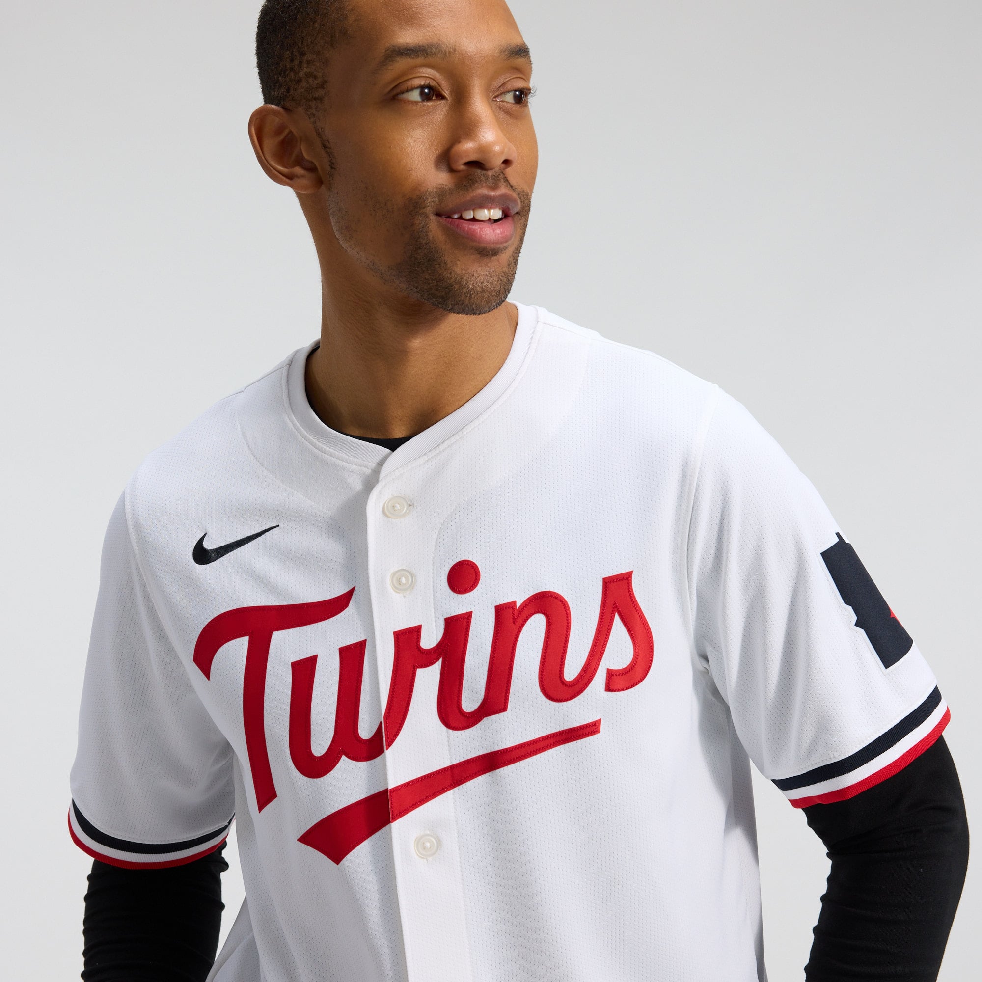 Men's Minnesota Twins Nike White Home Limited Jersey - 10