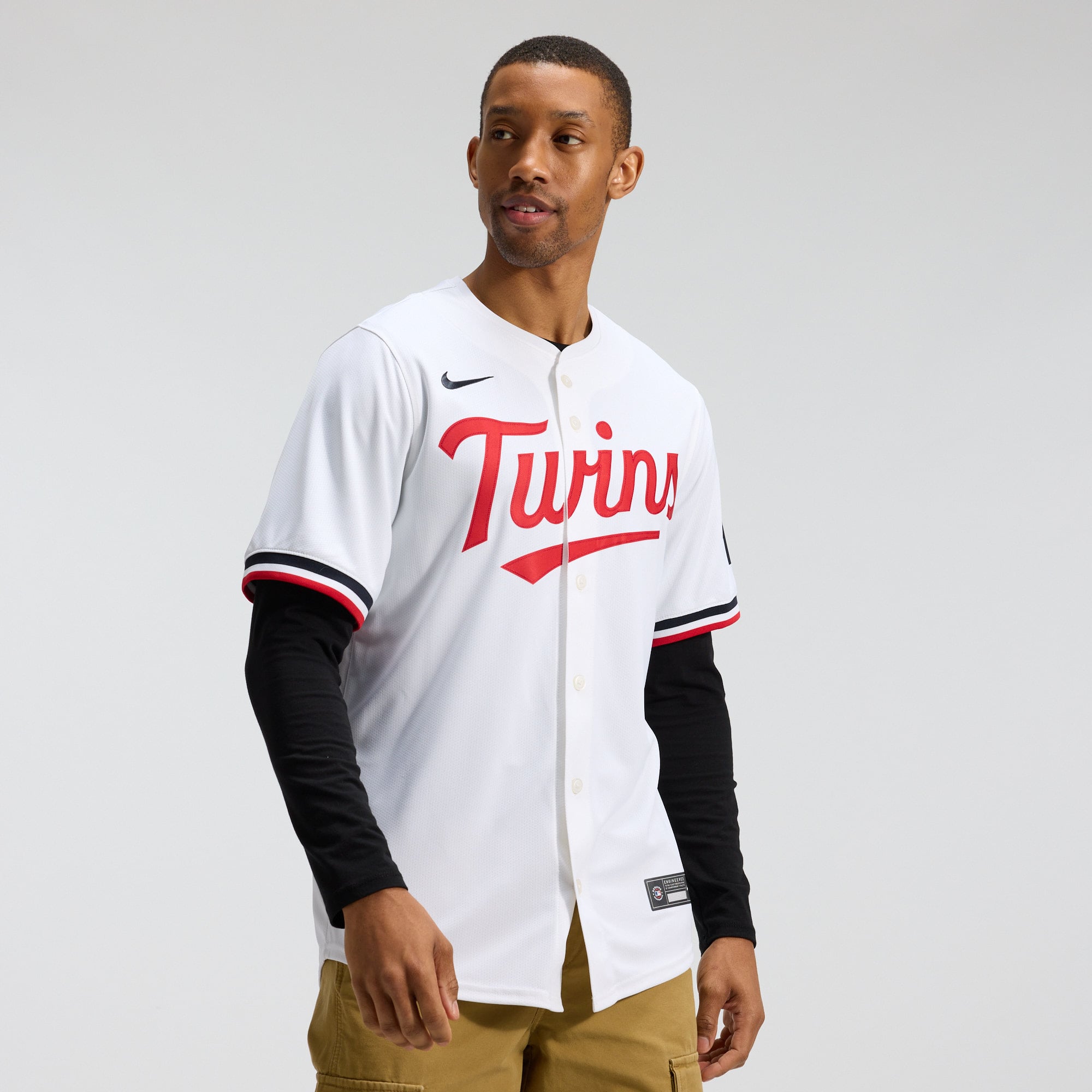 Men's Minnesota Twins Nike White Home Limited Jersey