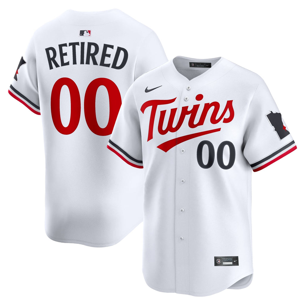 Men's Minnesota Twins Nike White Home Limited Pick-A-Player Retired Roster Jersey - 2