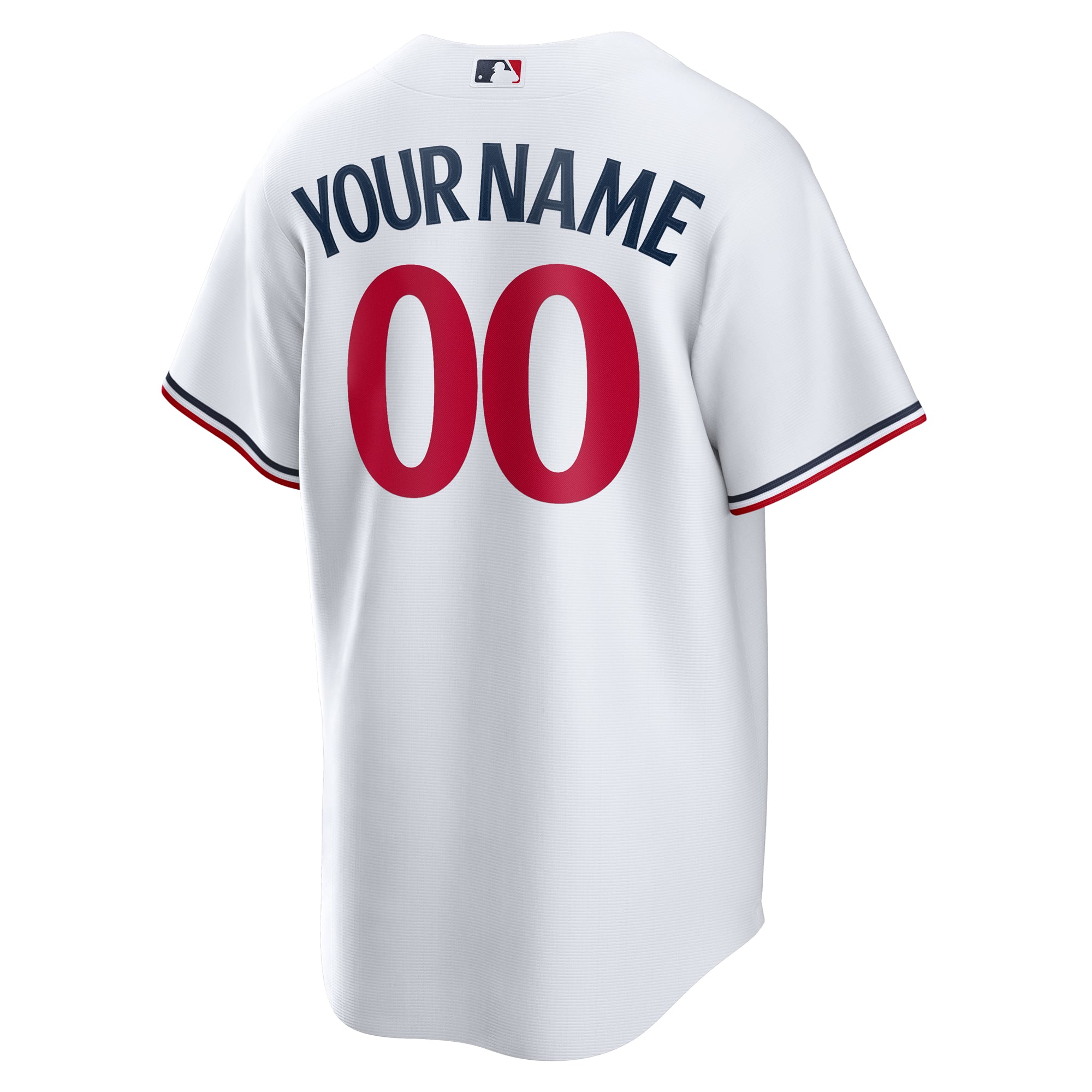 Men's Minnesota Twins Nike White Home Replica Custom Jersey - 4