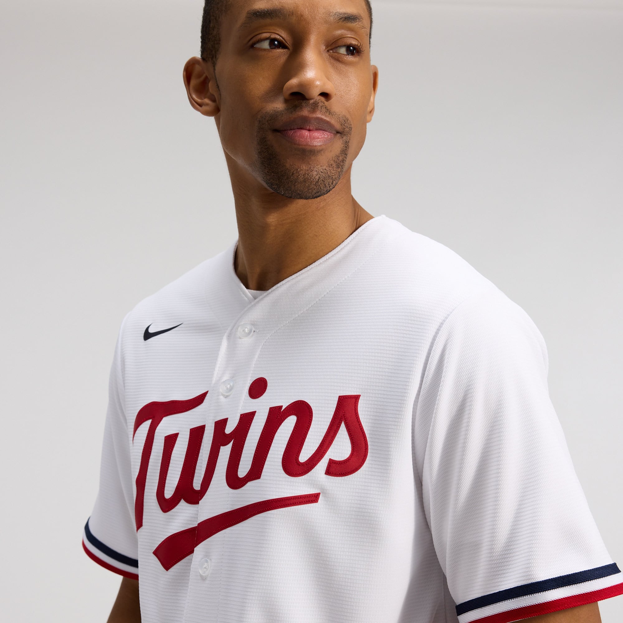 Men's Minnesota Twins Nike White Home Replica Team Jersey - 8