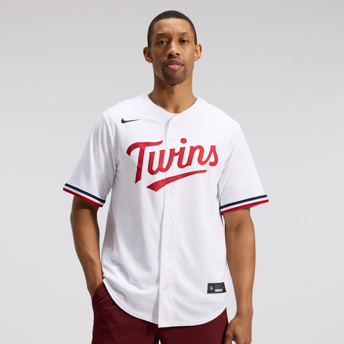 Men's Minnesota Twins Nike White Home Replica Team Jersey