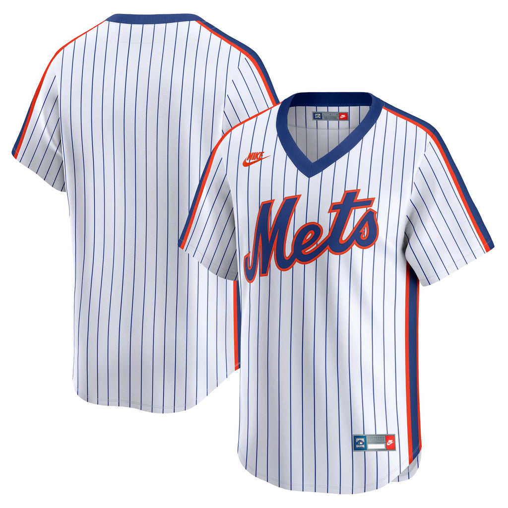 Men's New York Mets Nike White Cooperstown Collection Limited Jersey - 2