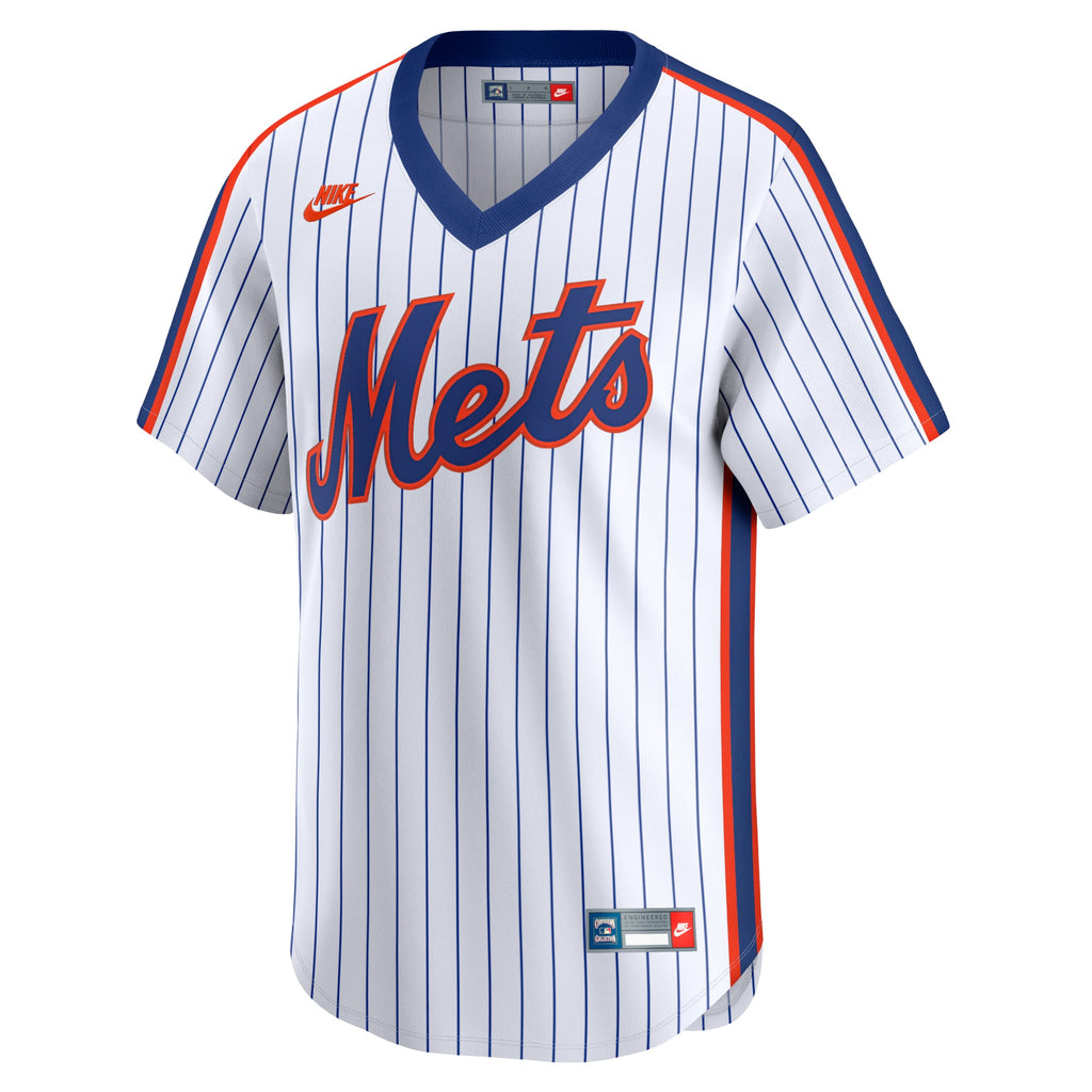 Men's New York Mets Nike White Cooperstown Collection Limited Jersey - 3