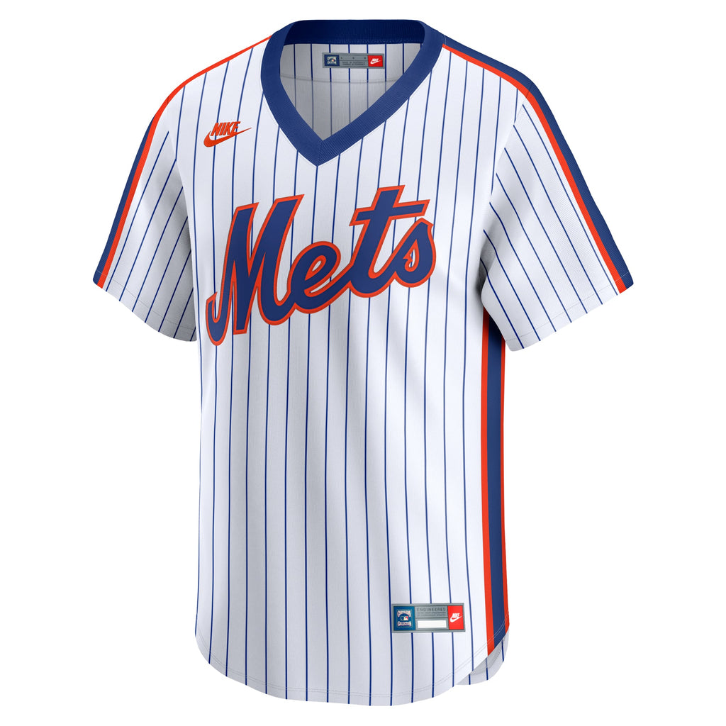Men's New York Mets Nike White Cooperstown Collection Limited Jersey - 3