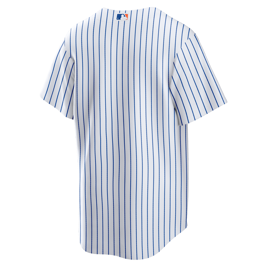 Men's New York Mets Nike White Home Big & Tall Replica Jersey - 4