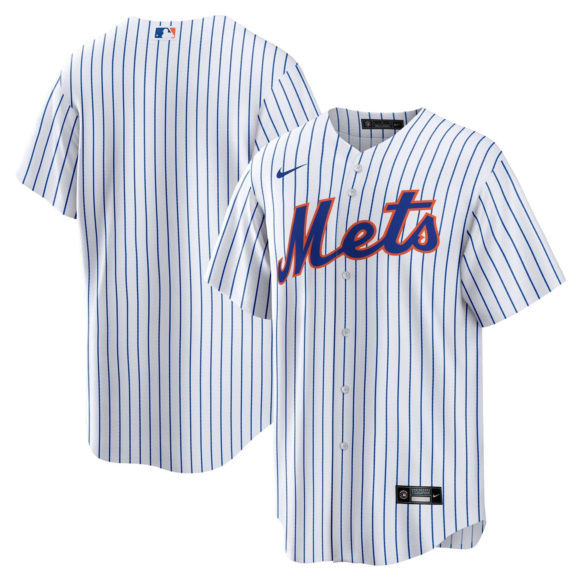 Men's New York Mets Nike White Home Big & Tall Replica Jersey