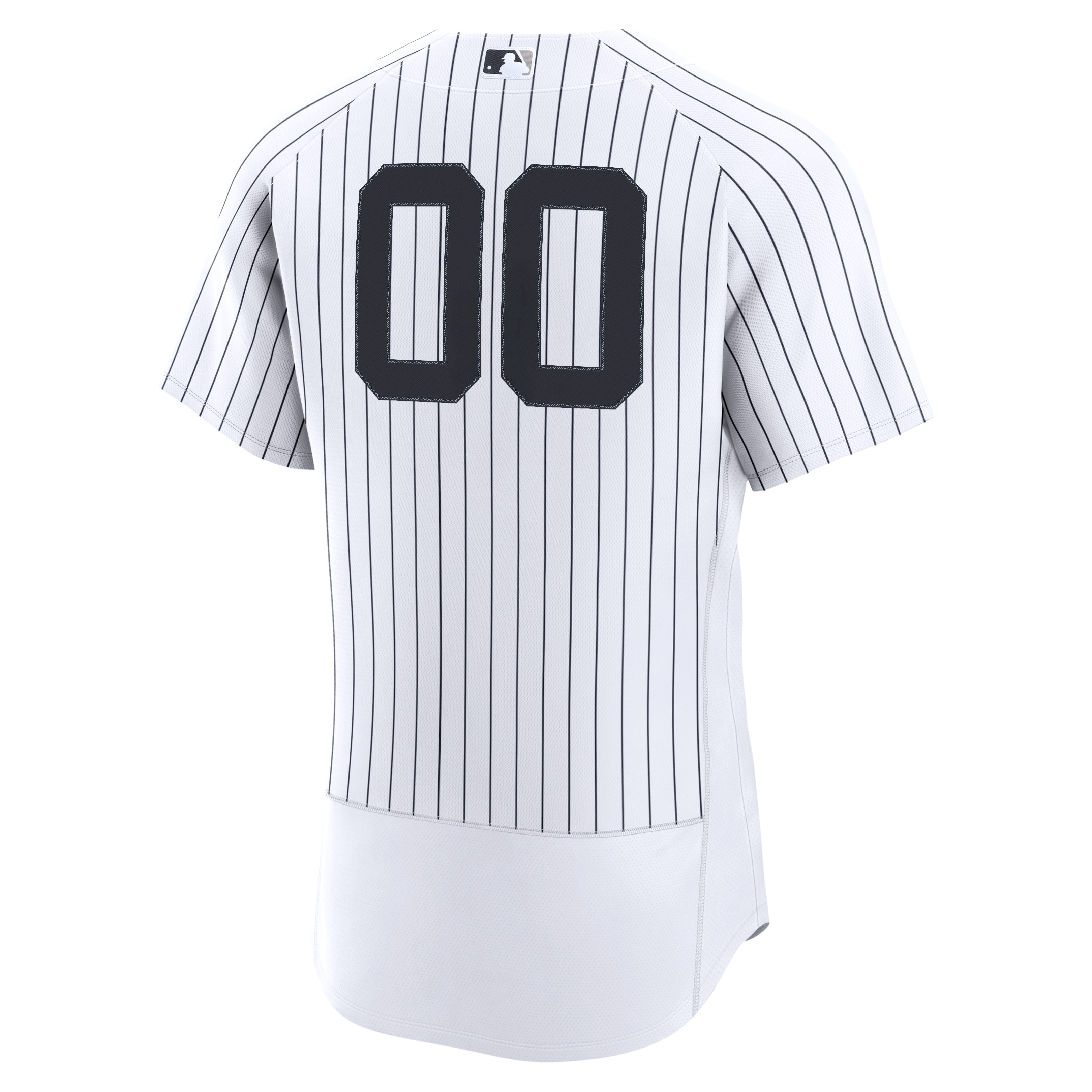 Men's New York Yankees Nike White Home Authentic Custom Jersey - 4