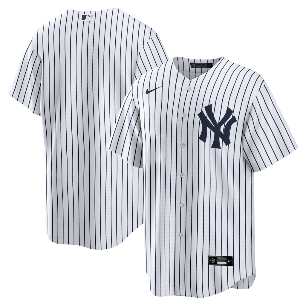 Men's New York Yankees Nike White Home Big & Tall Replica Jersey - 2