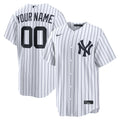 Men's New York Yankees Nike White Home Replica Custom Jersey