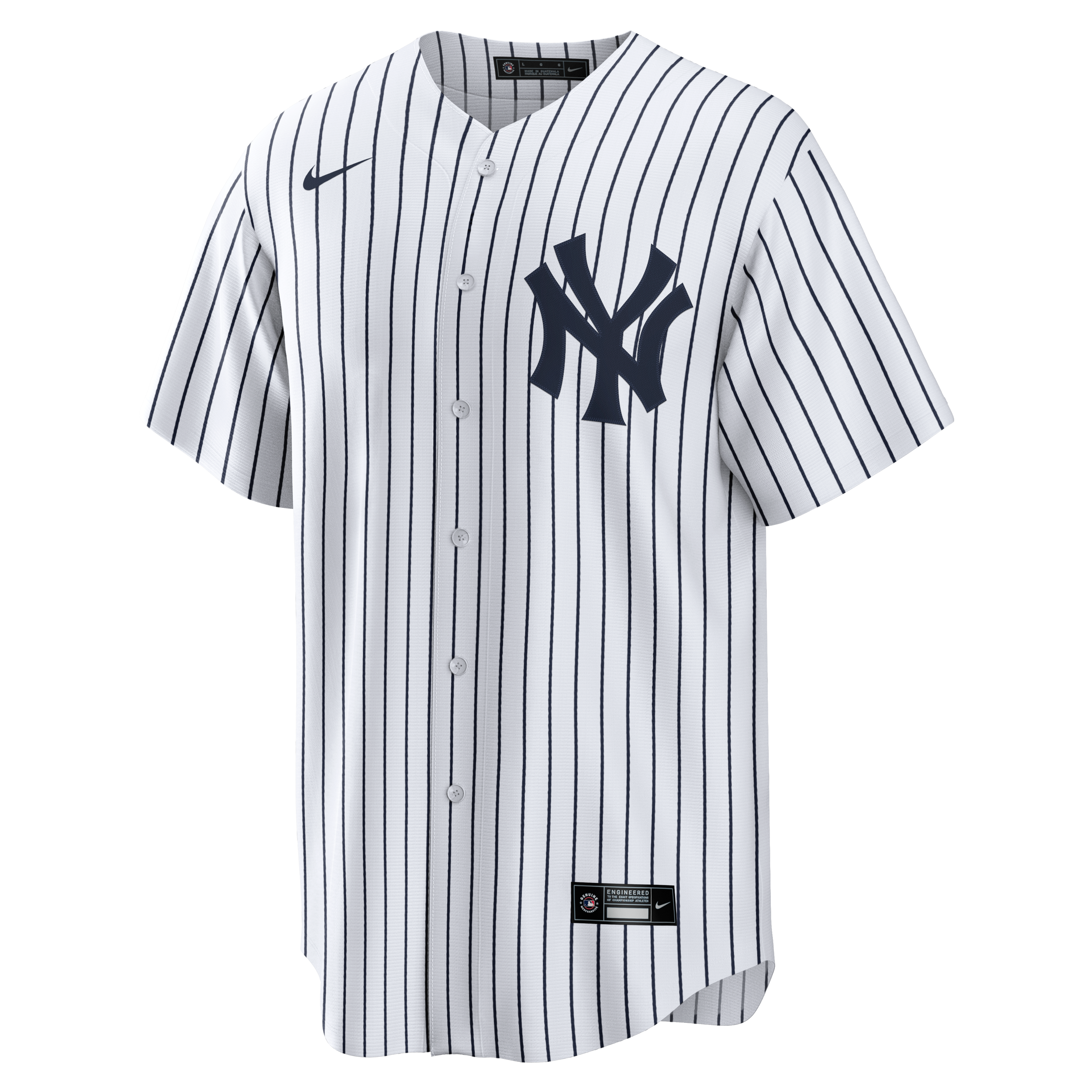 Men's New York Yankees Nike White Home Replica Team Jersey - 6