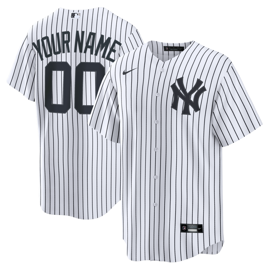 Men's New York Yankees Nike White Home Stadium Custom Jersey