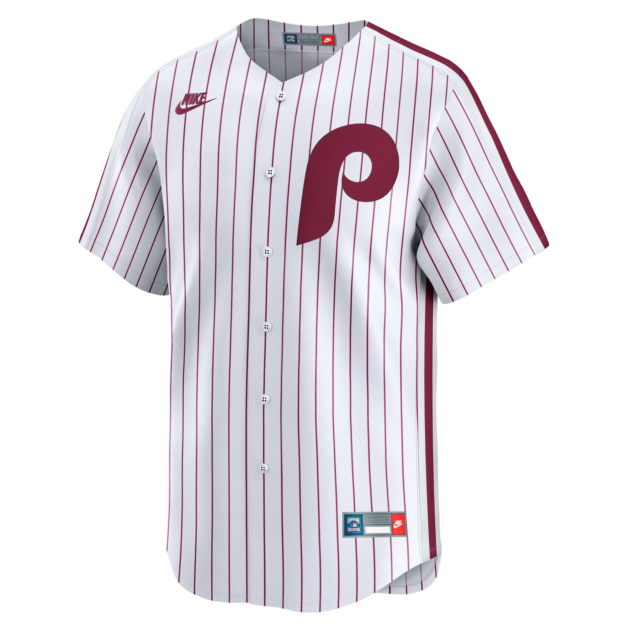 Men's Philadelphia Phillies Nike White Cooperstown Collection Limited Jersey - 3
