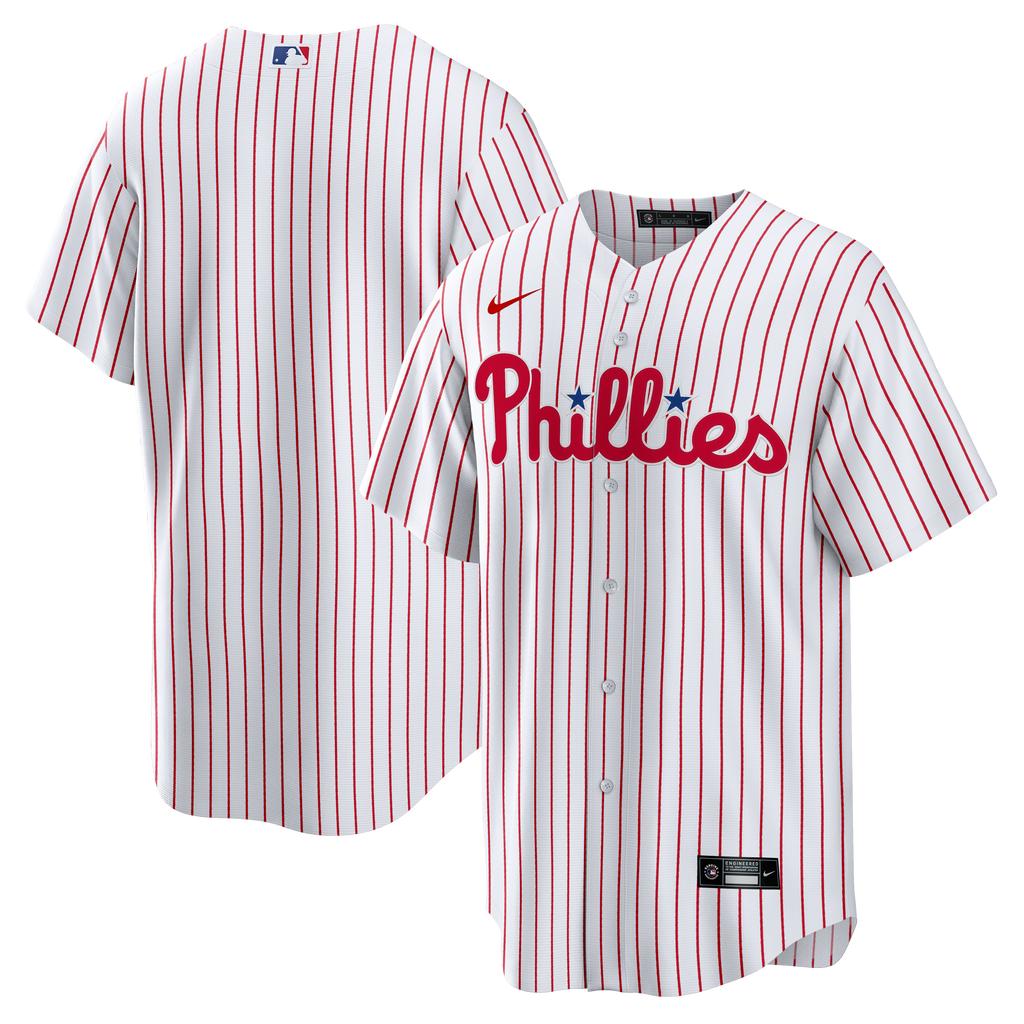 Men's Philadelphia Phillies Nike White Home Big & Tall Replica Jersey - 2