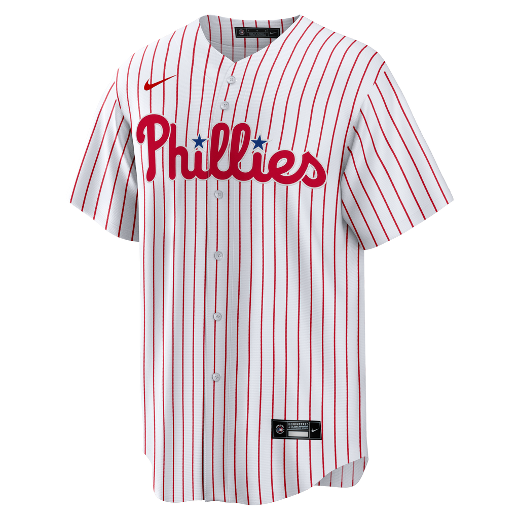 Men's Philadelphia Phillies Nike White Home Big & Tall Replica Jersey - 3