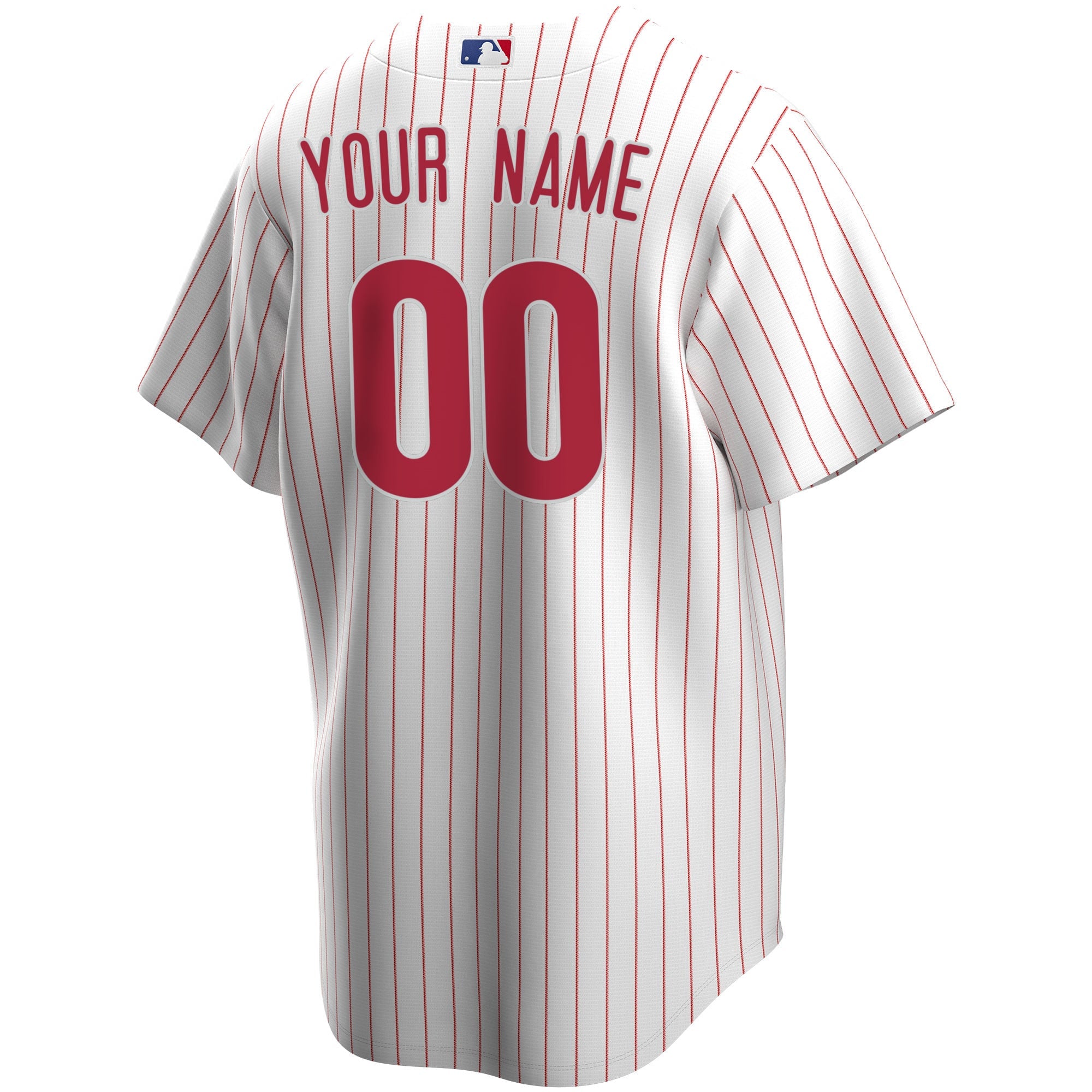 Men's Philadelphia Phillies Nike White Home Replica Custom Jersey - 4