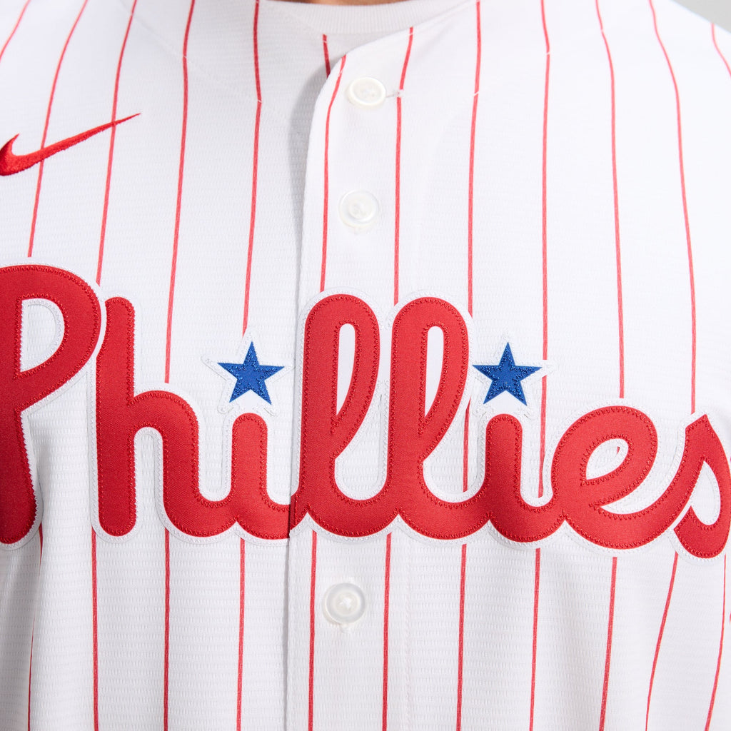 Men's Philadelphia Phillies Nike White Home Replica Team Jersey - 11
