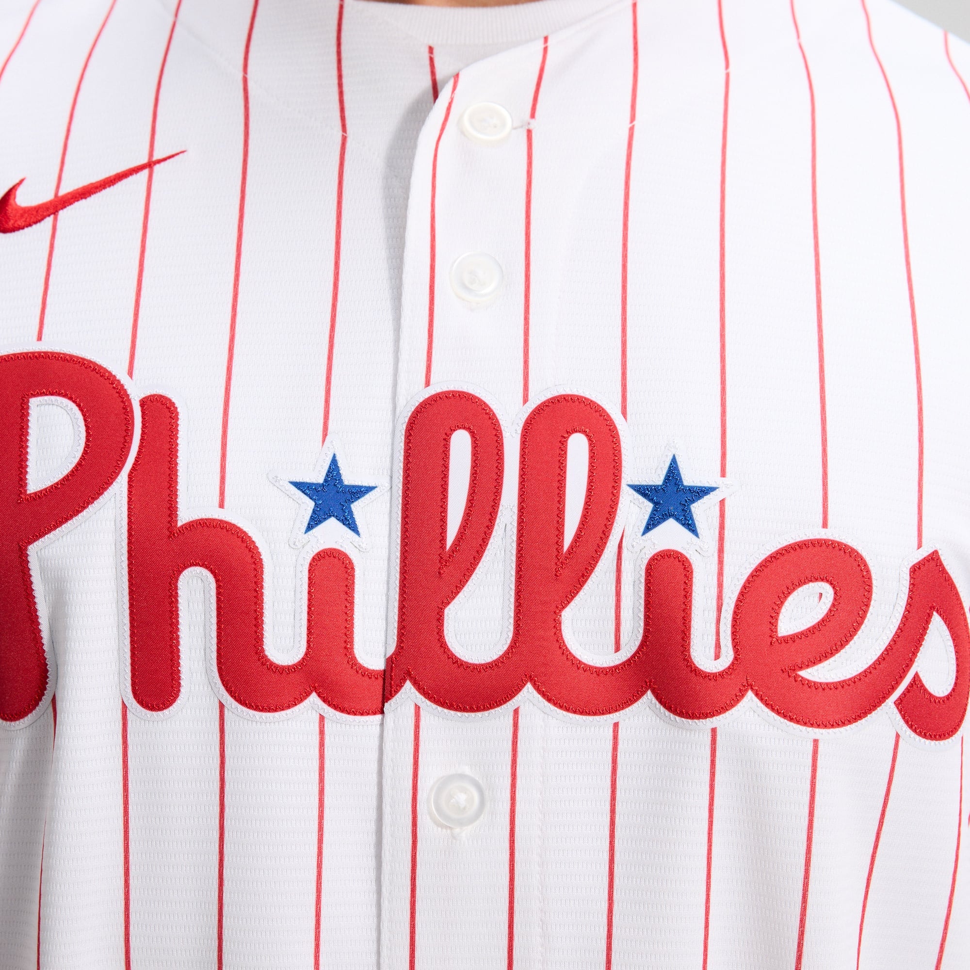 Men's Philadelphia Phillies Nike White Home Replica Team Jersey - 11