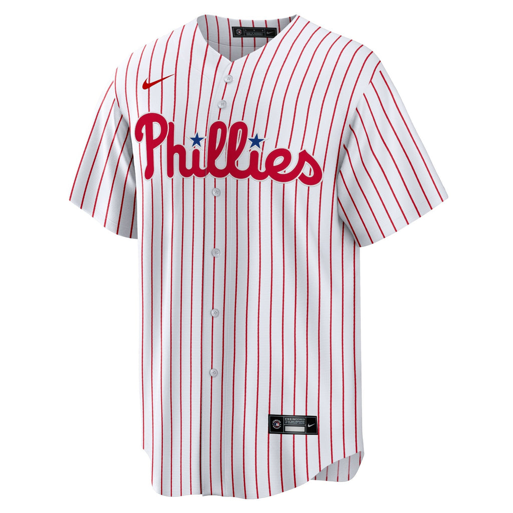 Men's Philadelphia Phillies Nike White Home Replica Team Jersey - 6