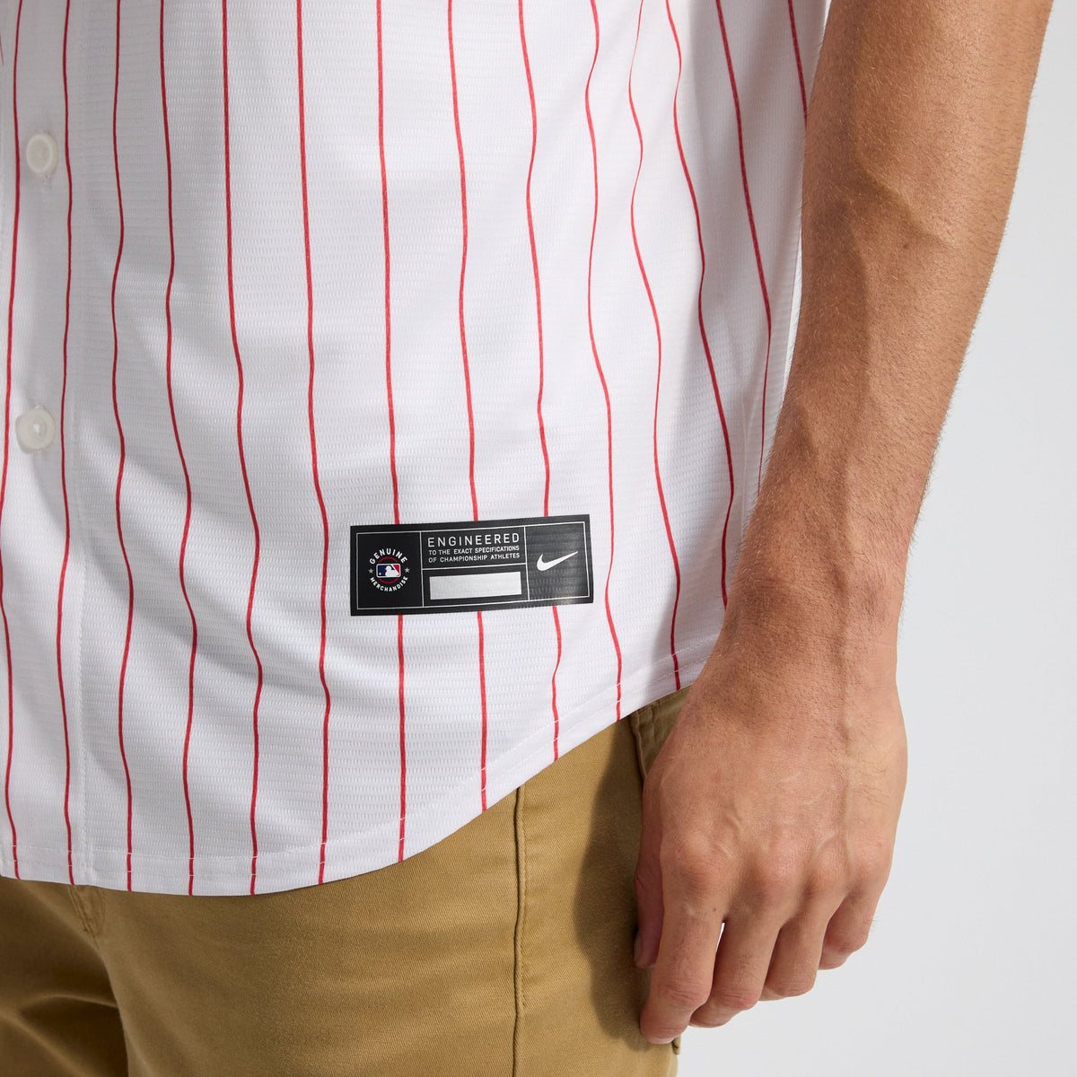 Men's Philadelphia Phillies Nike White Home Replica Team Jersey - 8