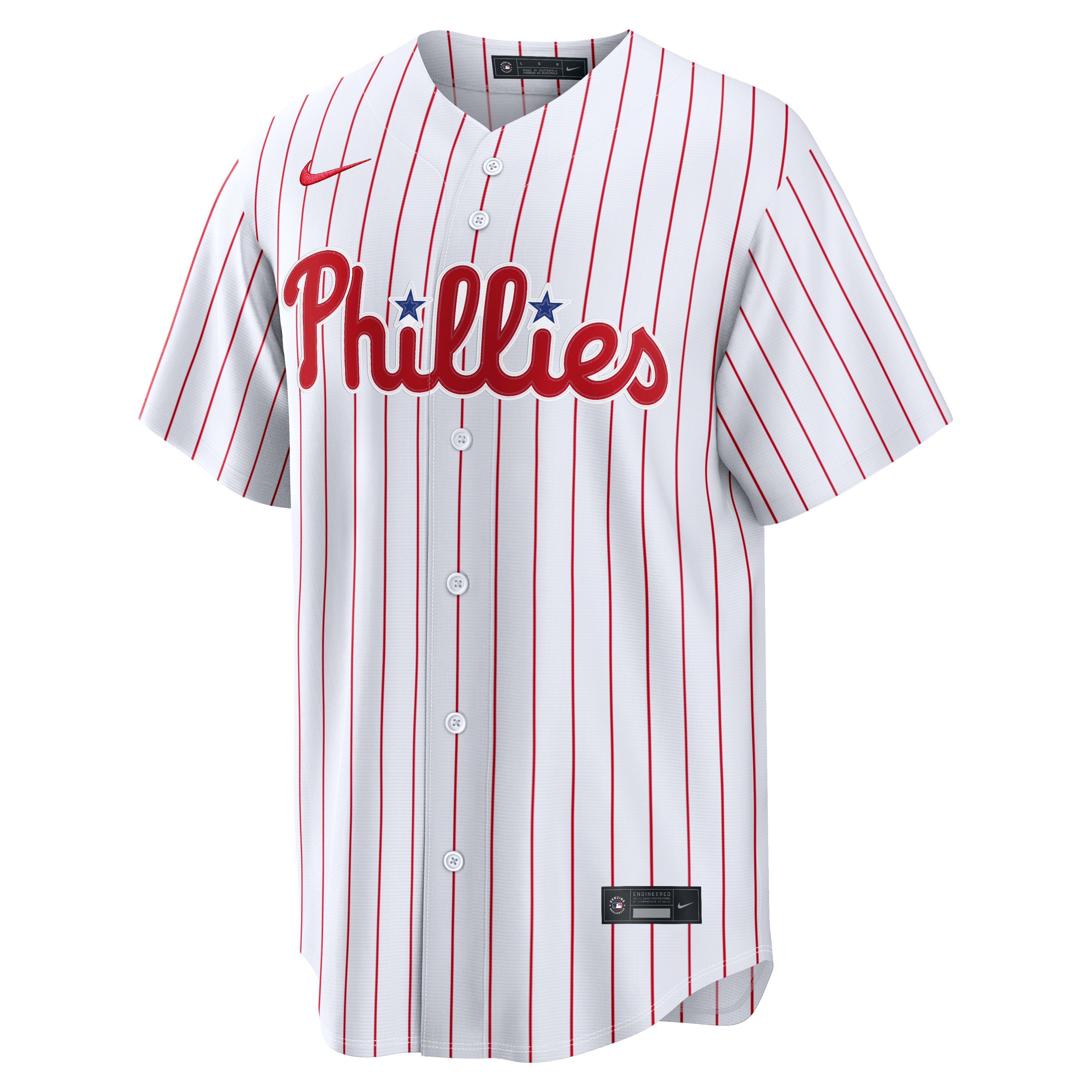 Men's Philadelphia Phillies Nike White Home Stadium Custom Jersey - 3