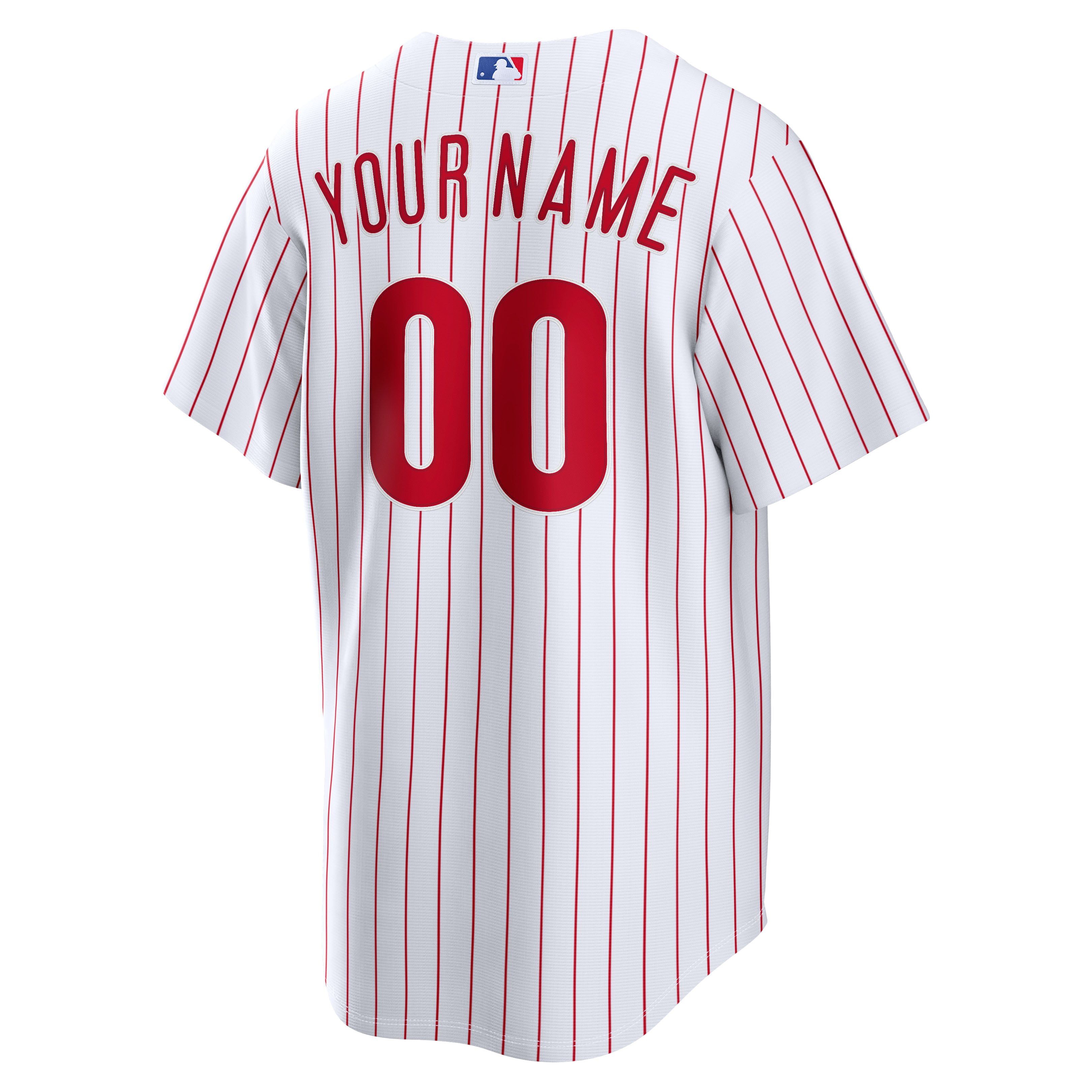 Men's Philadelphia Phillies Nike White Home Stadium Custom Jersey - 4