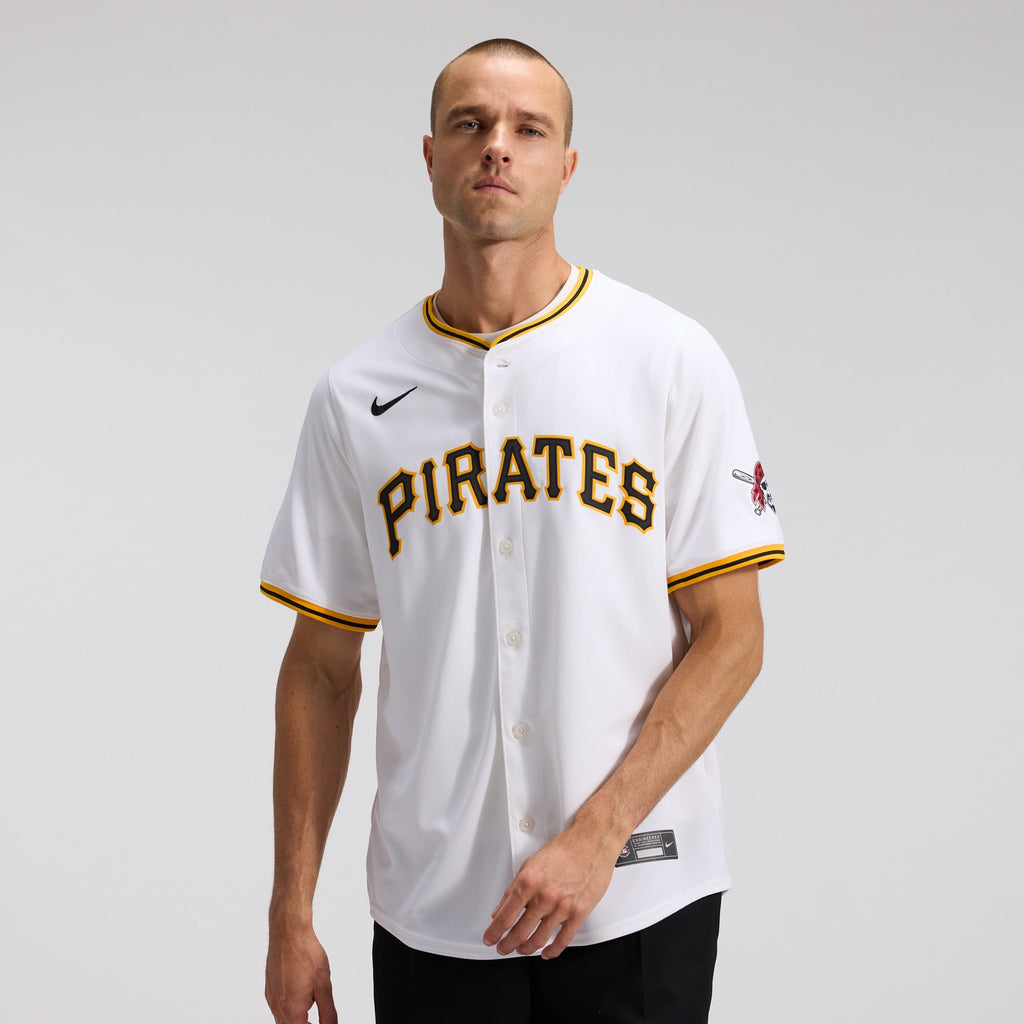 Men's Pittsburgh Pirates Nike White Home Limited Jersey - 2