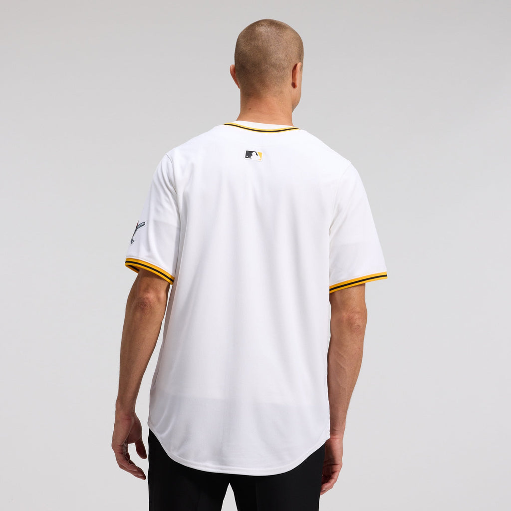 Men's Pittsburgh Pirates Nike White Home Limited Jersey - 3