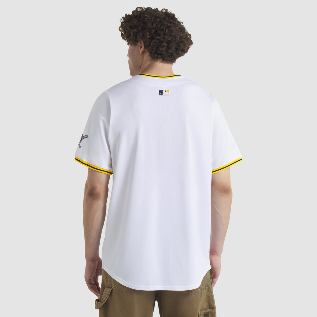 Men's Pittsburgh Pirates Nike White Home Limited Jersey - 6