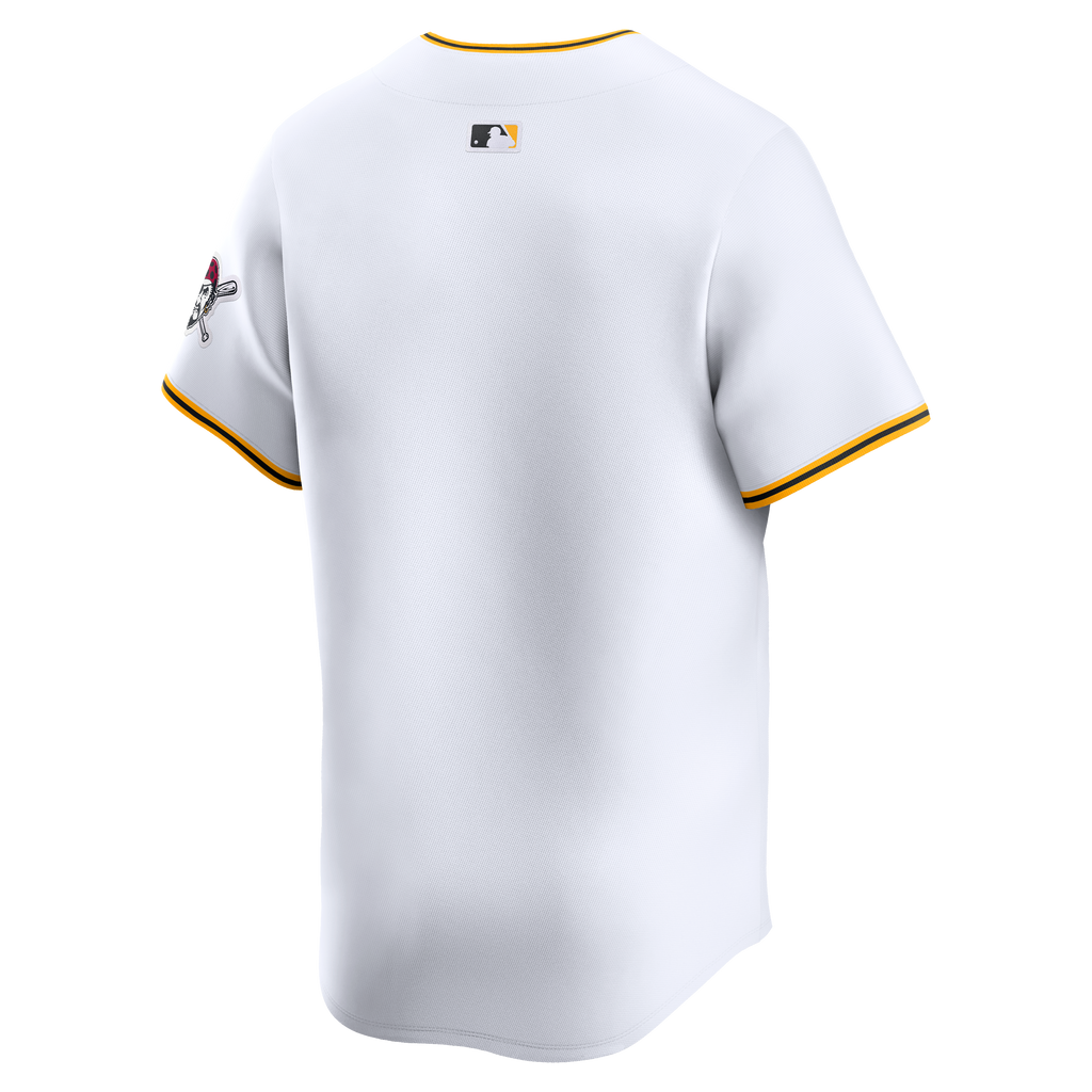 Men's Pittsburgh Pirates Nike White Home Limited Jersey - 8