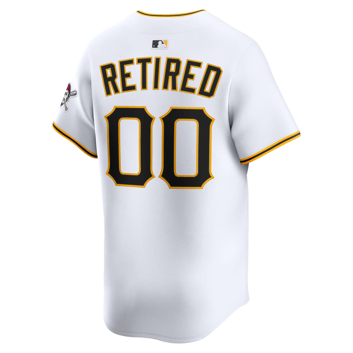 Men's Pittsburgh Pirates Nike White Home Limited Pick-A-Player Retired Roster Jersey - 4