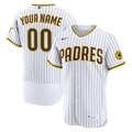 Men's San Diego Padres Nike White Home Authentic Custom Jersey