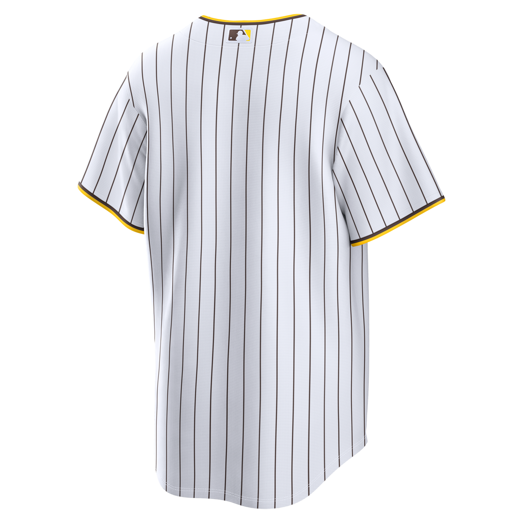 Men's San Diego Padres Nike White Home Replica Jersey - 4