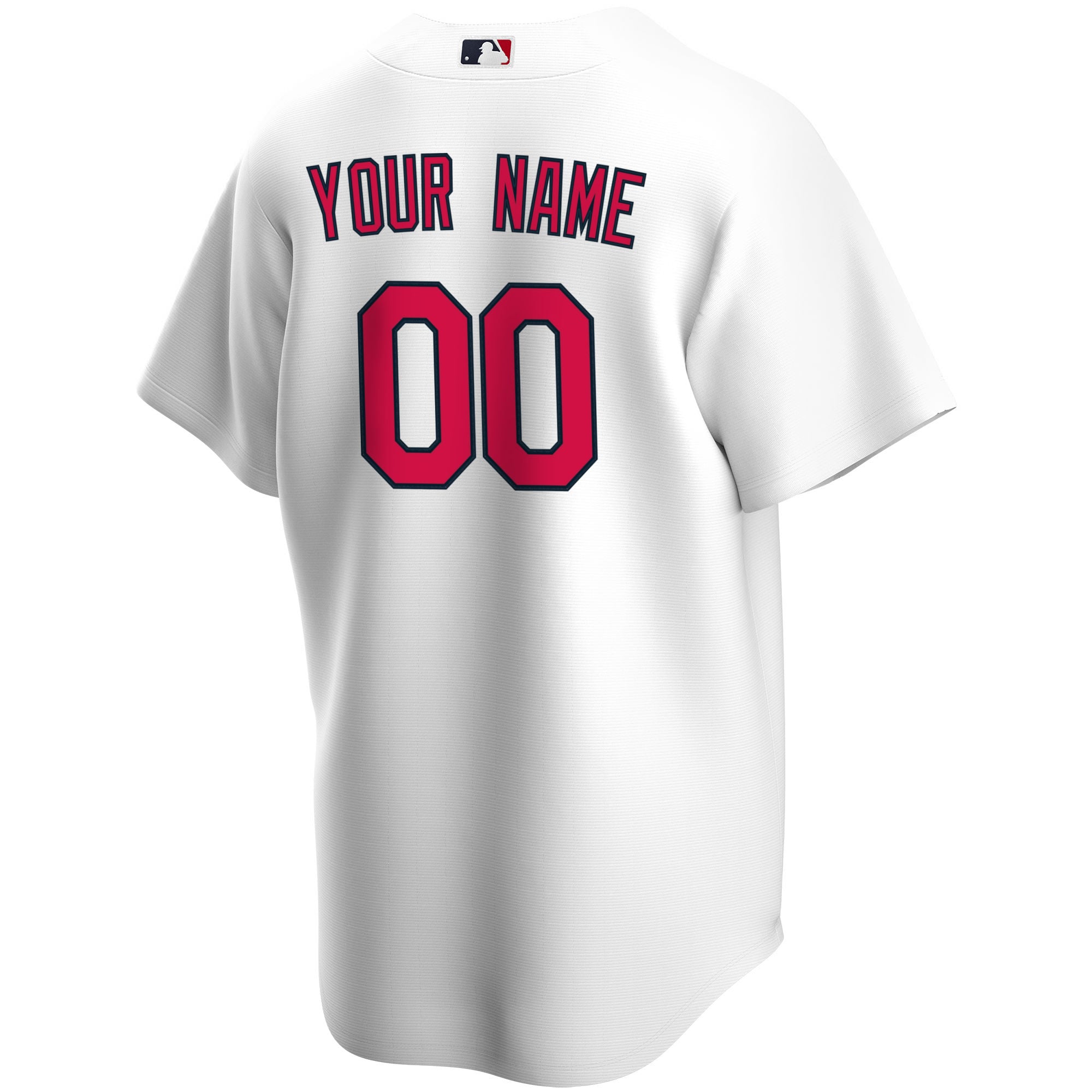 Men's St. Louis Cardinals Nike White Home Replica Custom Jersey - 4
