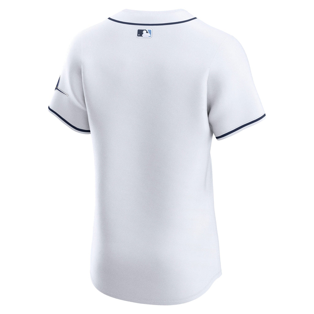 Men's Tampa Bay Rays Nike White Home Elite Jersey - 4
